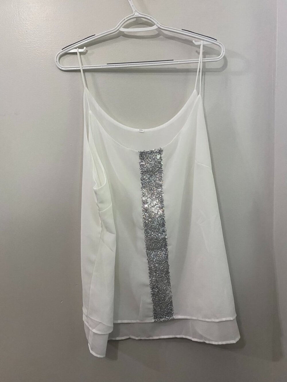 TEMU Sparkle Stripe Cami 3X